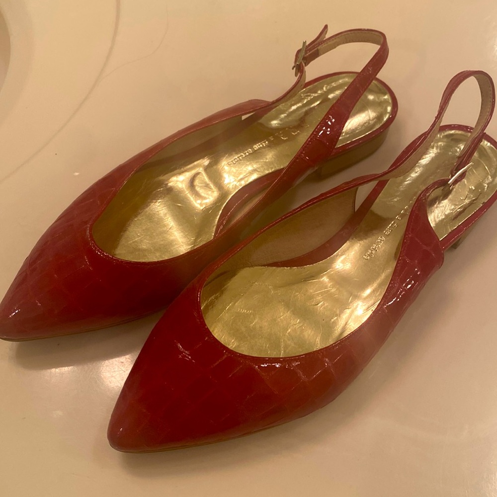 Point toe flat sandal